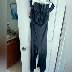 Vestique silk black jumpsuit. Size Medium.